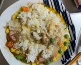 レンジ簡単中華風梅ウスター照味炒飯弁当作り方9写真