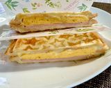 卵１個で四角いオムレツ ホットサンド用作り方9写真
