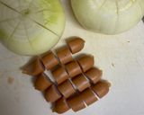 炊飯器で簡単！丸ごと玉ねぎ！トマトスープ作り方1写真