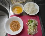 不器用桜えびのチャーハン作り方1写真
