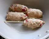 丸ごとプチトマトつくね串作り方3写真
