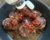 みんな大好き！作りおき　チーズinハンバーグ作り方3写真