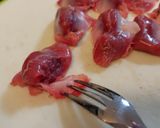 砂肝のガリバタ炒め作り方1写真