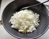 豚ひき肉と玉ねぎ微塵切りどっさりの醤油ラーメン作り方6写真