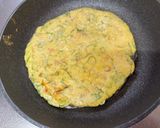 横浜発♡ライスペーパーの豆腐お好み焼き作り方3写真