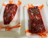 材料4つ低温調理器で超簡単ローストビーフ作り方1写真