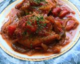 フレンチ鶏もも肉のバスケーズ風作り方11写真