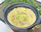 コク旨極上！とり白湯風の味噌バター雑炊作り方9写真