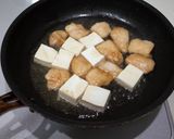 ほっこり温まる～鶏むね肉と豆腐のうま煮作り方3写真