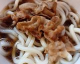 フライパン1つで簡単！甘辛肉うどん作り方4写真
