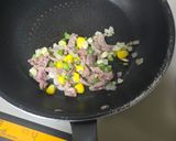 簡単☆牛肉炒飯(焼き肉のタレ)作り方2写真