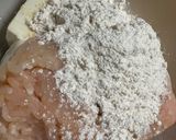 鶏ミンチと唐揚げ粉で簡単お豆腐ハンバーグ作り方1写真