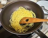 和風オイル　明太子パスタ　たらこパスタ作り方7写真