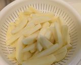 豚肉と揚げジャガのマヨ味噌炒め作り方1写真