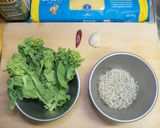 菜の花とちりめんじゃこのパスタ作り方1写真