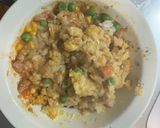 全てレンジクリーミー味噌キムチ炒飯弁当作り方12写真