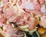 鶏肉の煮込みうどんシチュー鍋作り方2写真