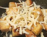 簡単♪竹輪と豆腐照り焼きチーズ☆昼食弁当作り方2写真