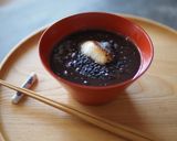 あずきの黒ごまぜんざい作り方7写真