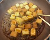 やみつき絶品！厚揚げの照り焼き風南蛮作り方5写真