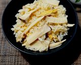 エリンギで食感極まる！松茸風味の炊き込みご飯作り方6写真
