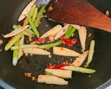 タイの激辛スパゲティー パットキーマオ作り方7写真