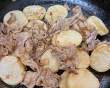 豚肉と長芋の味ぽん炒め♪作り方5写真