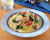 ソフトケールとミニトマトのオイルパスタ作り方7写真