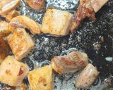 マグロのトロの端肉でねぎまみれ焼き作り方3写真