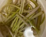 石蕗とさつま揚げの煮物作り方1写真
