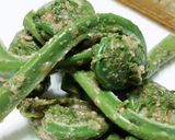 こごみのごま和え(春の山菜)作り方3写真