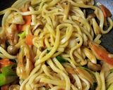 焼肉のたれで焼きうどん作り方7写真