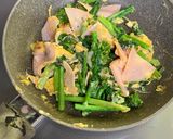 菜のハム炒め お弁当にもオススメ作り方6写真