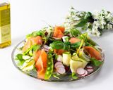 スモークサーモンのリースサラダ作り方4写真
