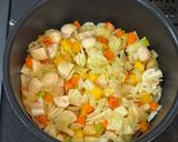 野菜たっぷり クラムチャウダー作り方3写真