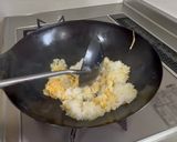 福岡のうどん屋のアレ、博多かしわ飯風炒飯作り方5写真