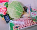 ＊豚の蒲焼きとガリしそキャベツ＊作り方1写真