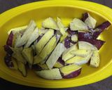 カット野菜とサツマイモのシンプルサラダ作り方1写真