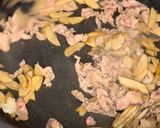 牛ごぼうの炒めピラフ作り方2写真