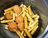 ごぼうの梅干し煮作り方4写真