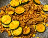 豚こまとズッキーニのケチャップカレー炒め作り方6写真