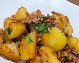 【ビール泥棒】じゃが芋とひき肉の煎り焼き作り方9写真