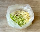 【ポリ袋で簡単】もちチーズ お好み焼き作り方4写真