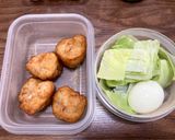 【糖尿病弁当】唐揚げセット作り方6写真