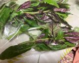金時草の炊き込みご飯作り方1写真