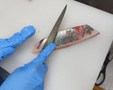 魚の皮引きと刺身のおろし方 魚市場直伝作り方4写真