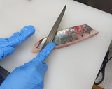 魚の皮引きと刺身のおろし方 魚市場直伝作り方4写真