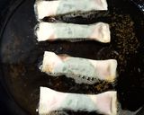 簡単♪ハムとチーズのおつまみ春巻作り方4写真