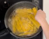 旨味凝縮！塩揉み白菜のワンパン和風パスタ作り方19写真