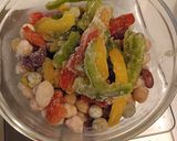 レンジで簡単作り置き！サラダ豆とひじきのサラダ作り方2写真